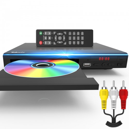 Premium Quality 14x10x2 Inches Usb Port Remote Control Dvd Player