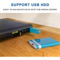 New Blu-ray Disc ™ and DVD Player for TV, HD Disc Player with HDMI AV Cables, Home Theater CD DVD Player Built-in PAL NTSC System with HDMI AV Coaxial USB Input, Multi-Region Support, Include Remote