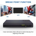 New Blu-ray Disc ™ and DVD Player for TV, HD Disc Player with HDMI AV Cables, Home Theater CD DVD Player Built-in PAL NTSC System with HDMI AV Coaxial USB Input, Multi-Region Support, Include Remote